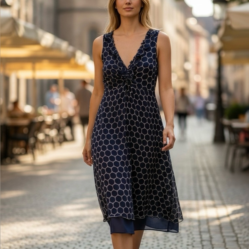 Max Studio dress, Made in‎ the USA, crafted in a timeless black Size S